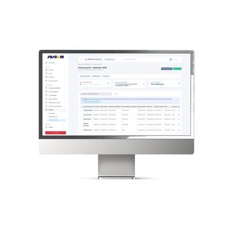 Soscom HR payroll management system