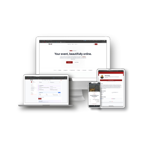 Linkadi on desktop, laptop, tablet and phone